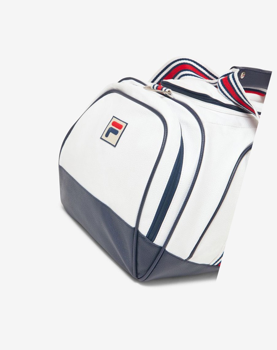 Fila Striker Duffle Bag Blancas Azul Marino Rojas | 21DYHCZMQ