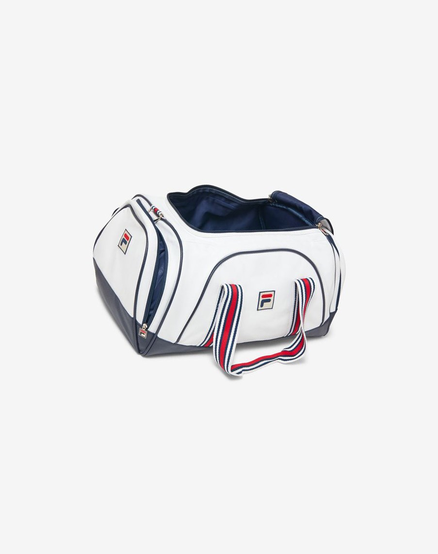 Fila Striker Duffle Bag Blancas Azul Marino Rojas | 21DYHCZMQ