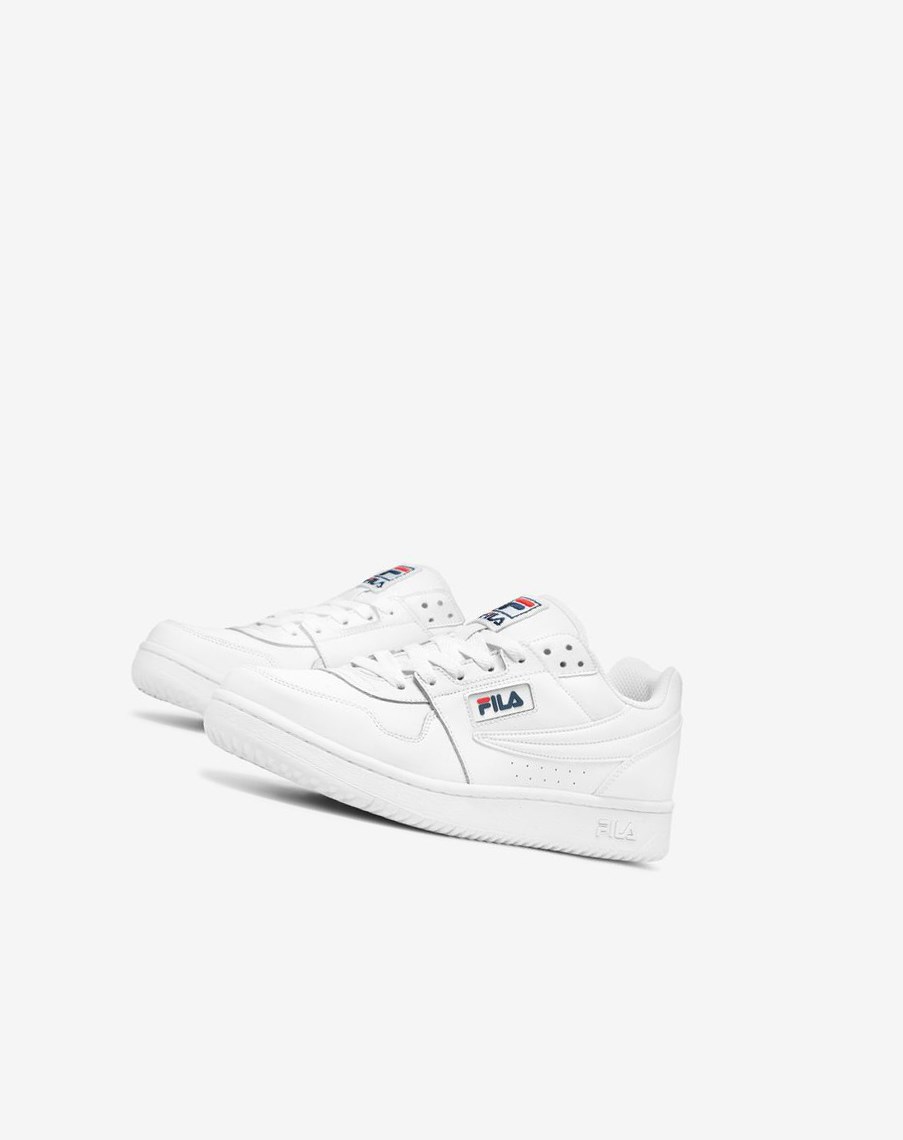 Fila T-2 Snow White Tenis Shoes Blancas Blancas Azul Marino | 20FESPMCL