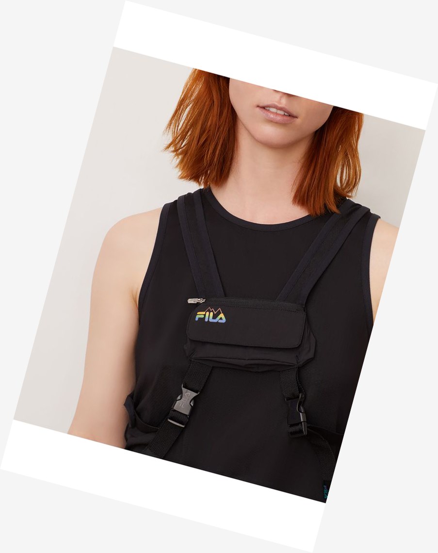 Fila Tactical Vest Negras | 49SHLWNXP