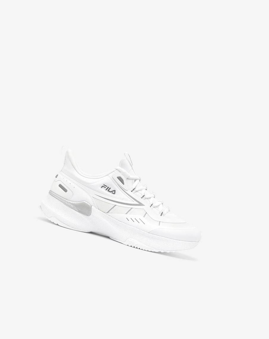 Fila Tactik 5 Nucleus Tenis Shoes Blancas Plateadas Blancas | 53XCRQWYP