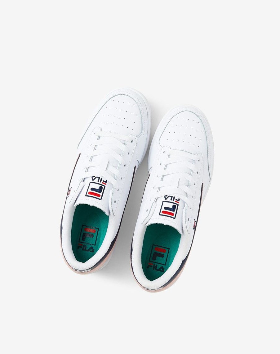 Fila Tenis 88 Sneakers Blancas Azul Marino Rosas | 76BKGDYAI