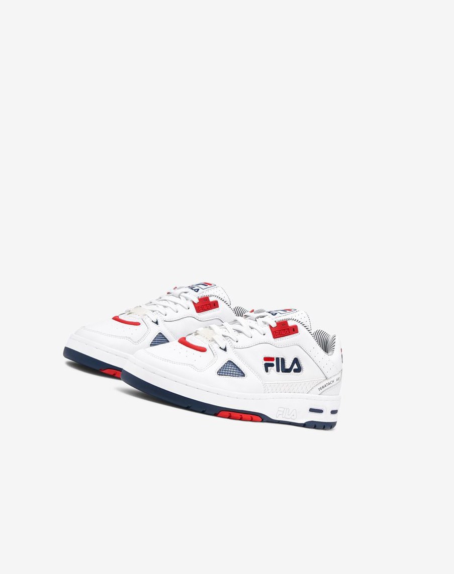 Fila Teratach 600 Sneakers Blancas Azul Marino Rojas | 71EFHRGUY