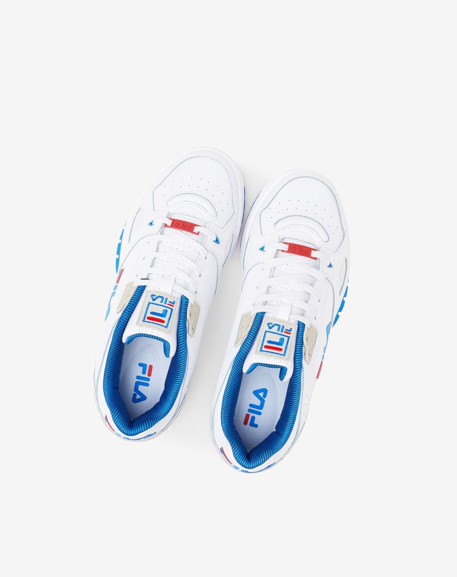 Fila Teratach 600 Sneakers Blancas Azules Plateadas | 07UJXKCAV