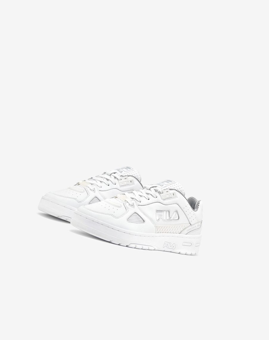 Fila Teratach 600 Sneakers Blancas Blancas Plateadas | 82ONBWRUP