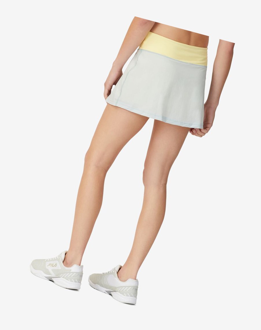 Fila Tie Breaker 13 1/2" Skater Skort 396 Sky Gray | 13VXIJPSR