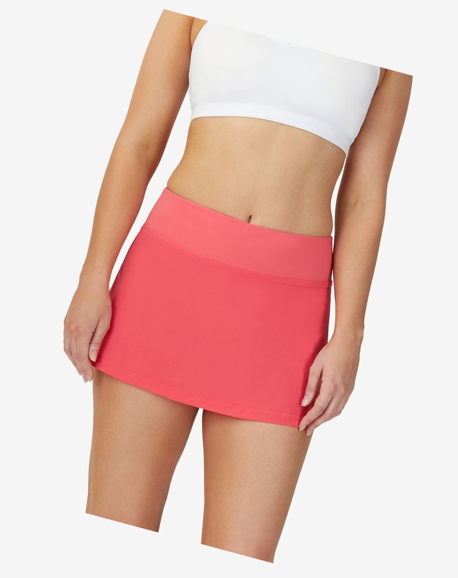 Fila Tie Breaker 13 1/2" Skater Skort Rojas | 25DNQSYRB