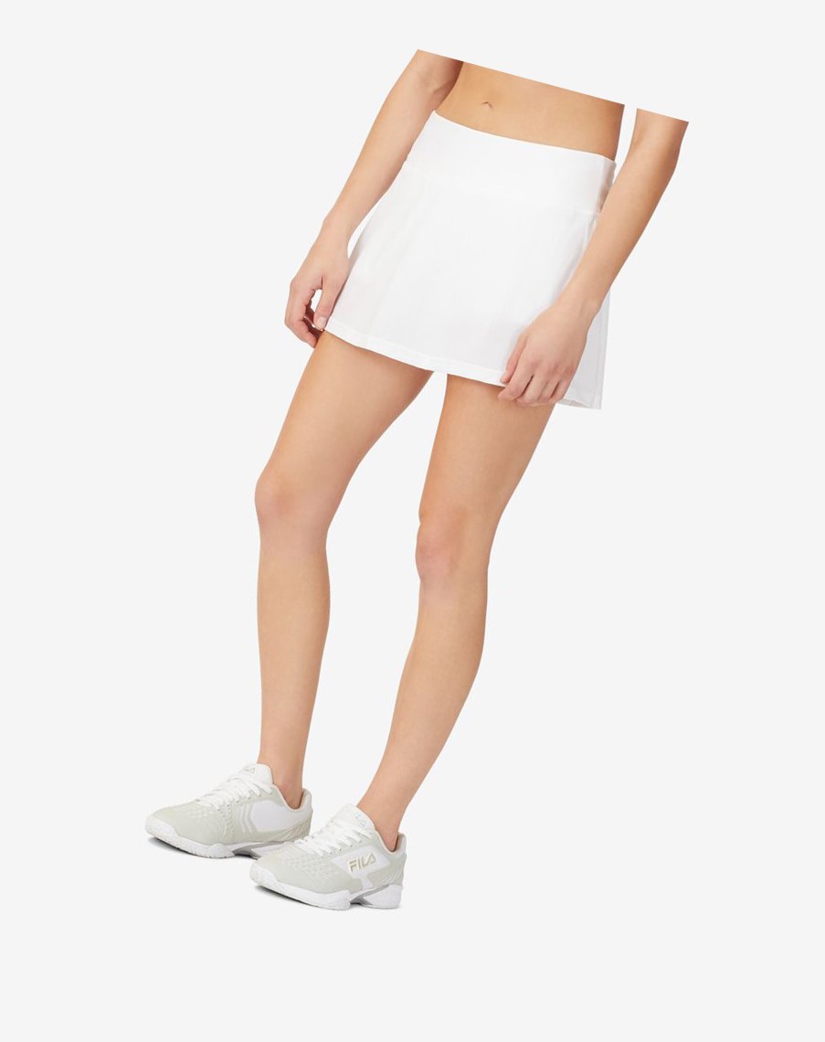 Fila Tie Breaker 13 1/2" Skater Skort Blancas | 51UDEPLOK