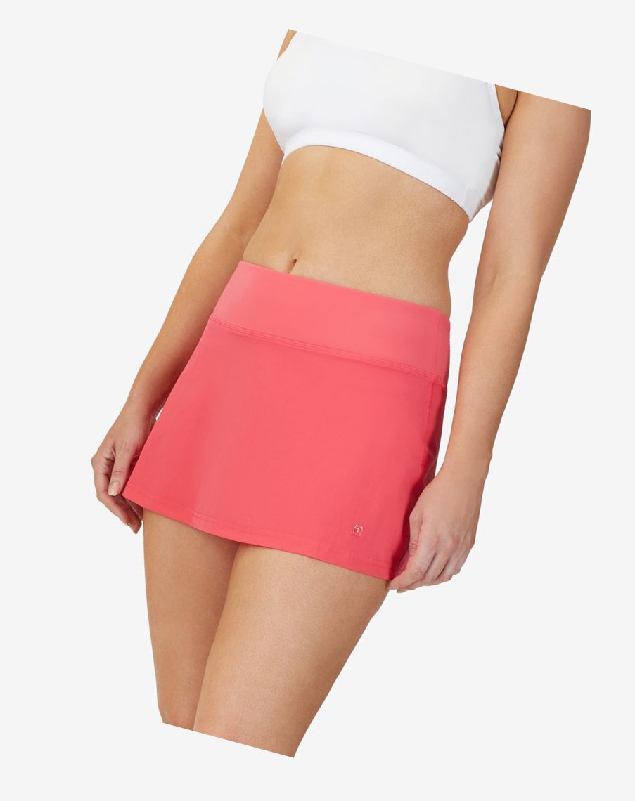 Fila Tie Breaker 13 1/2" Skater Skort Rojas | 75SMOEYZP