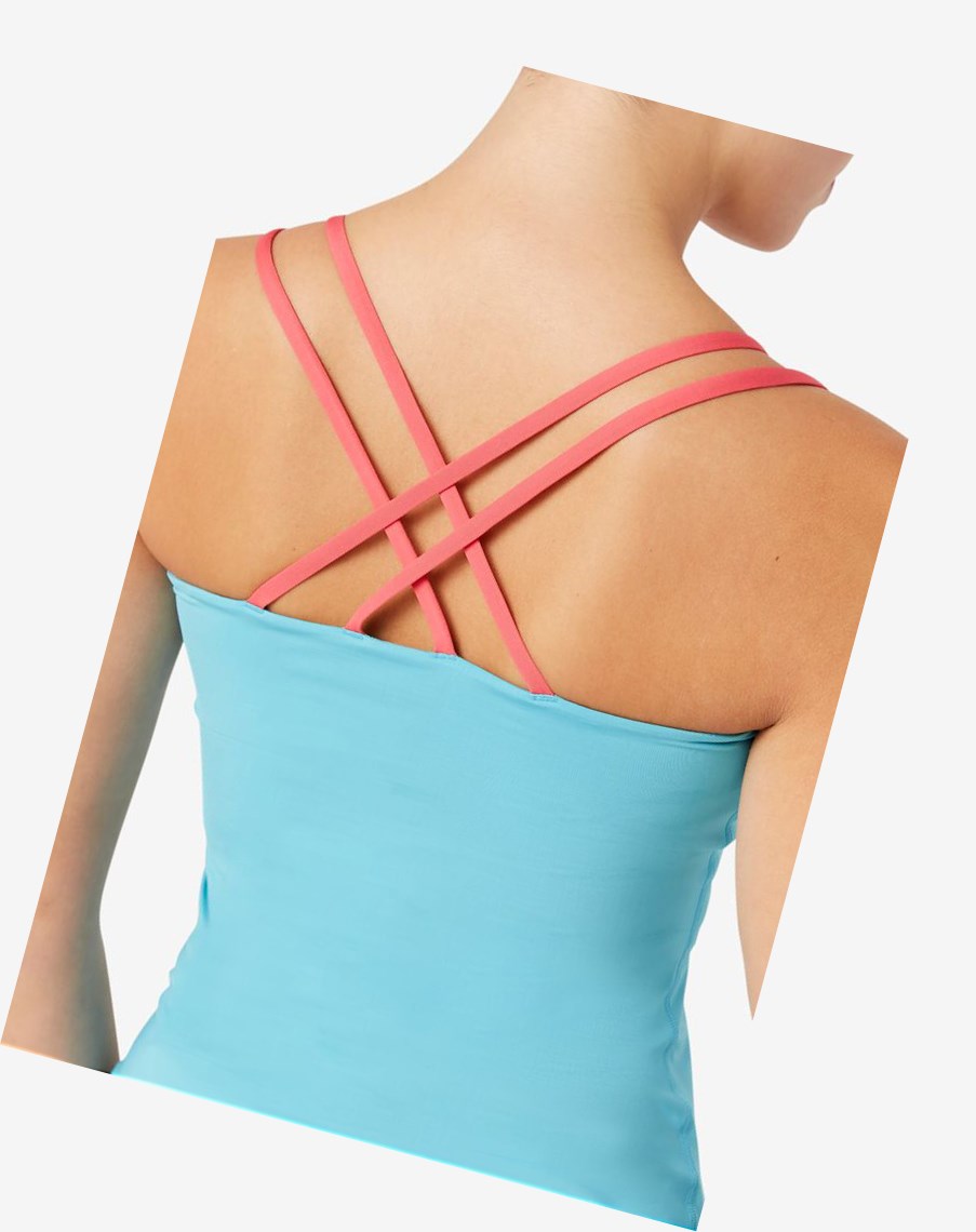 Fila Tie Breaker Multi-strap Cami Tank Azules Rojas | 86TGCOUZV