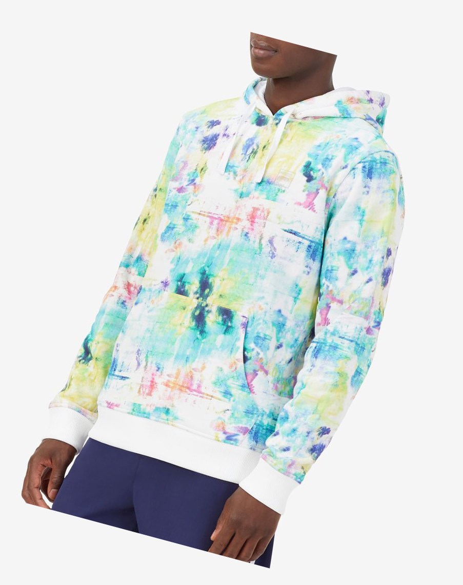 Fila Tie Breaker Tie Dye Hoodie Blancas | 85YPLSAXW