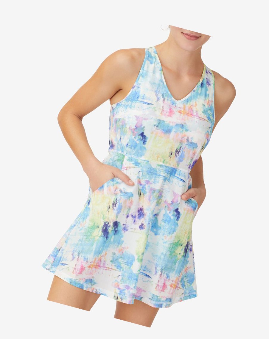 Fila Tie Breaker Vestido 101 Tie Dye Print | 30WEAFMIR