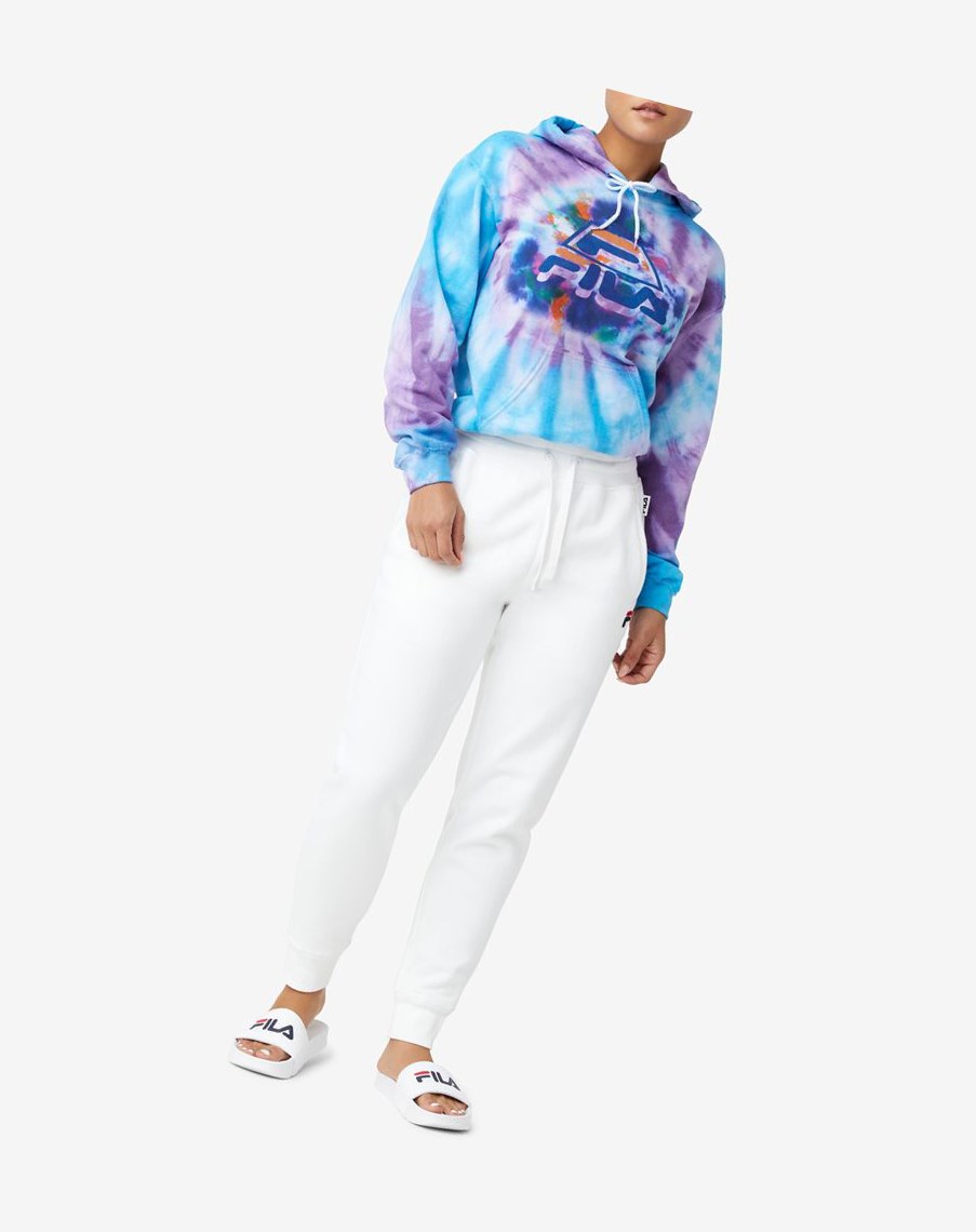 Fila Tie Dye Icon Hoodie 099 Tie Dye | 89EODVFCG