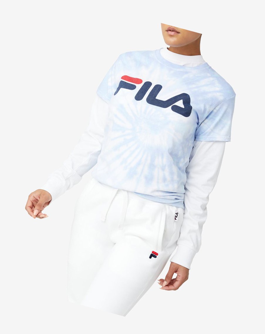 Fila Tie Dye Logo Tee 099 Tie Dye | 37DFEHGWZ