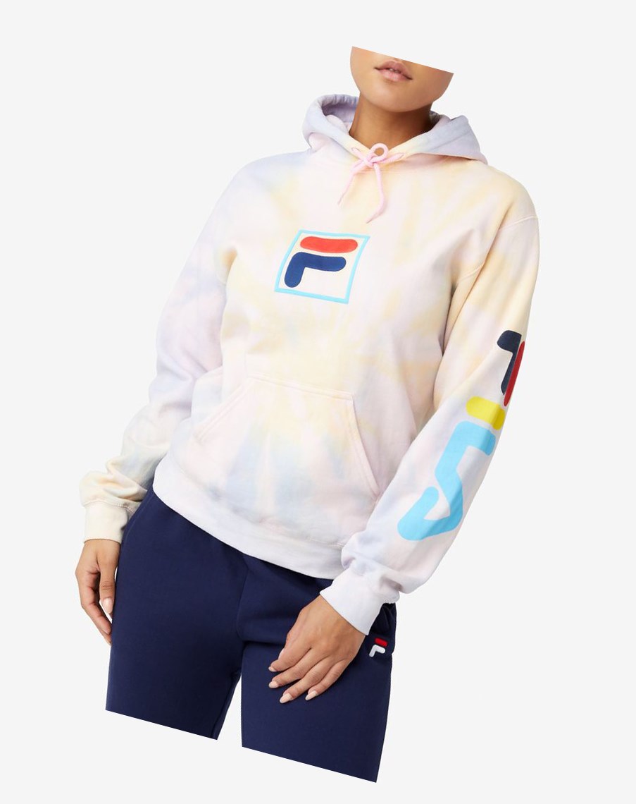 Fila Tie Dye Puff Hoodie 099 Tie Dye | 16QYDPEFS