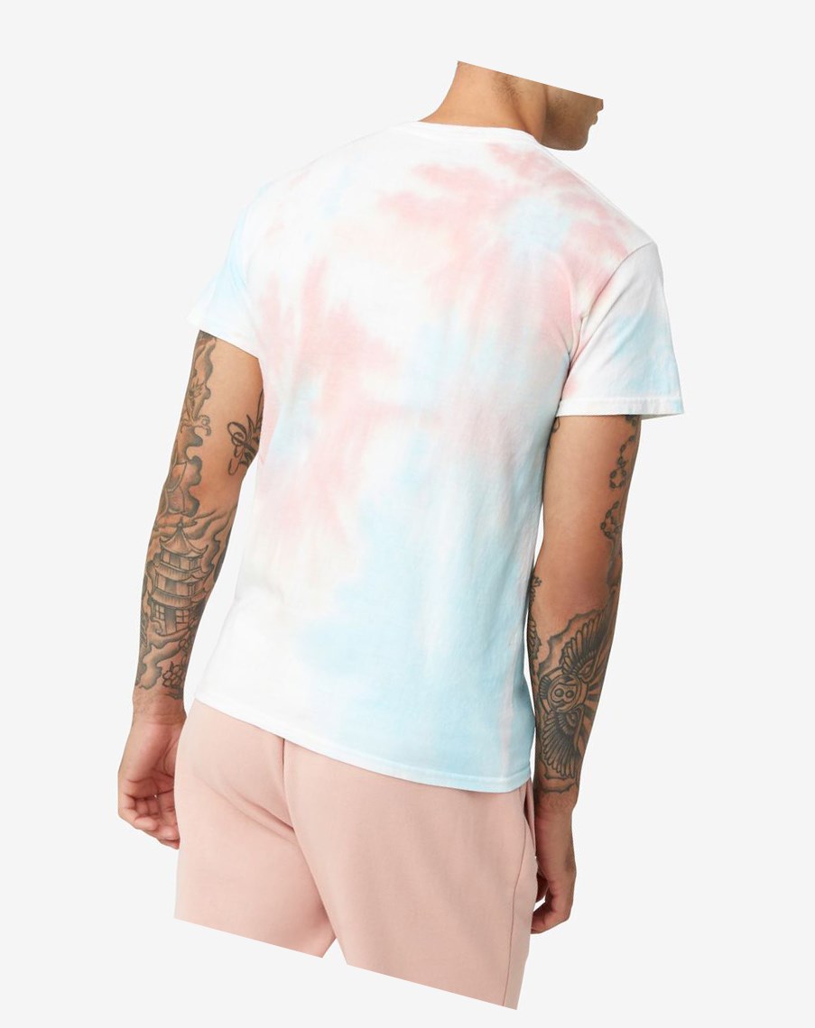 Fila Tie Dye Stacked Logo Tee 099 Tie Dye | 51KPIFOJM