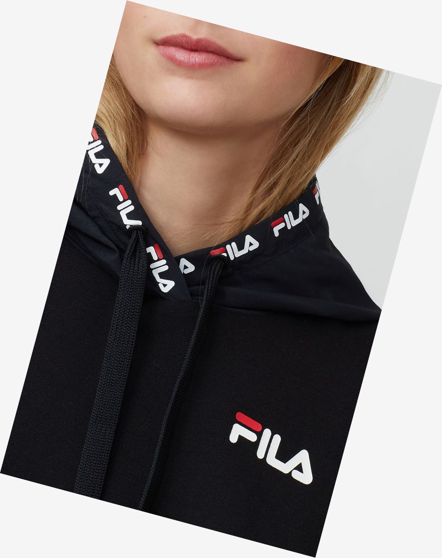 Fila Tina Hoodie Negras | 71FCQNBHR