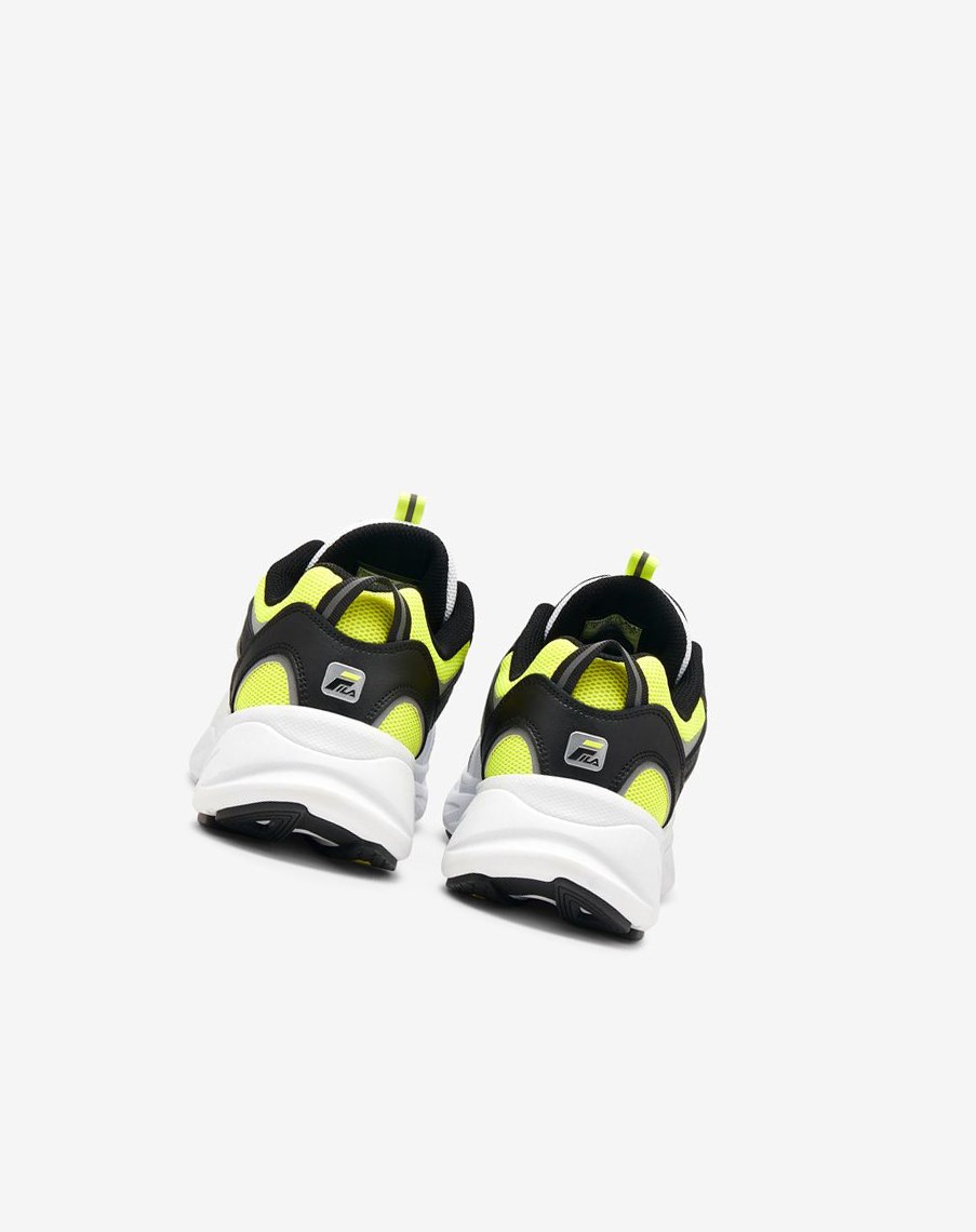 Fila Trigate Plus Sneakers Blancas Negras Amarillo | 98AUWNVOE