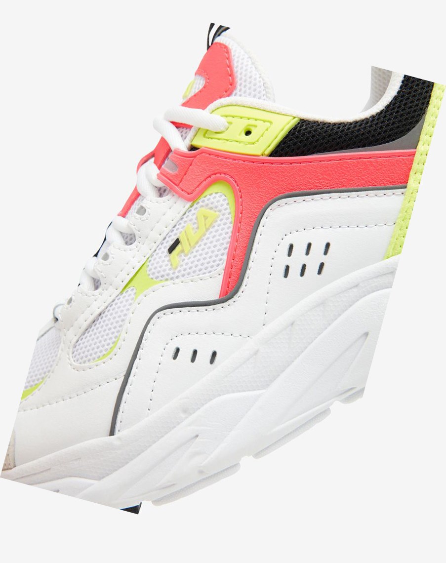 Fila Trigate Plus Sneakers Blancas Rosas Amarillo | 09EWZCTKD