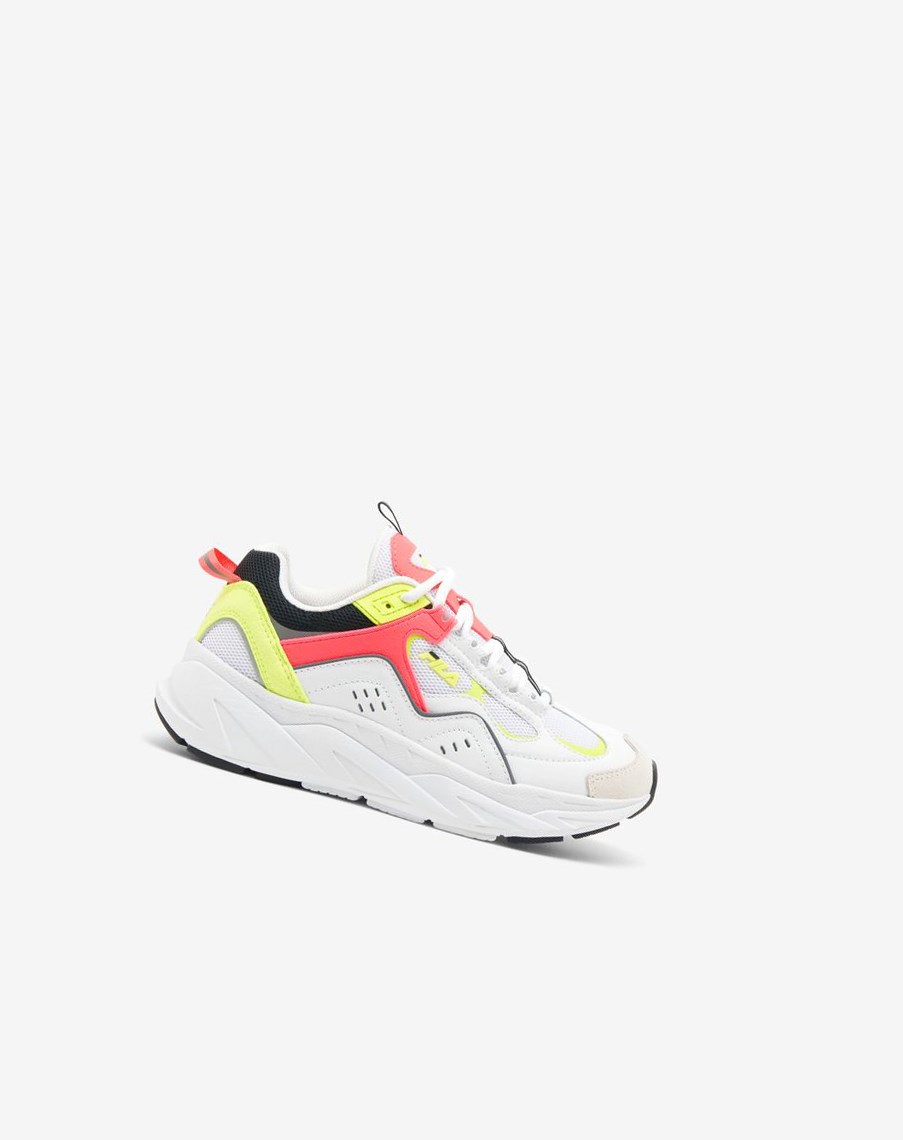 Fila Trigate Plus Sneakers Blancas Rosas Amarillo | 09EWZCTKD