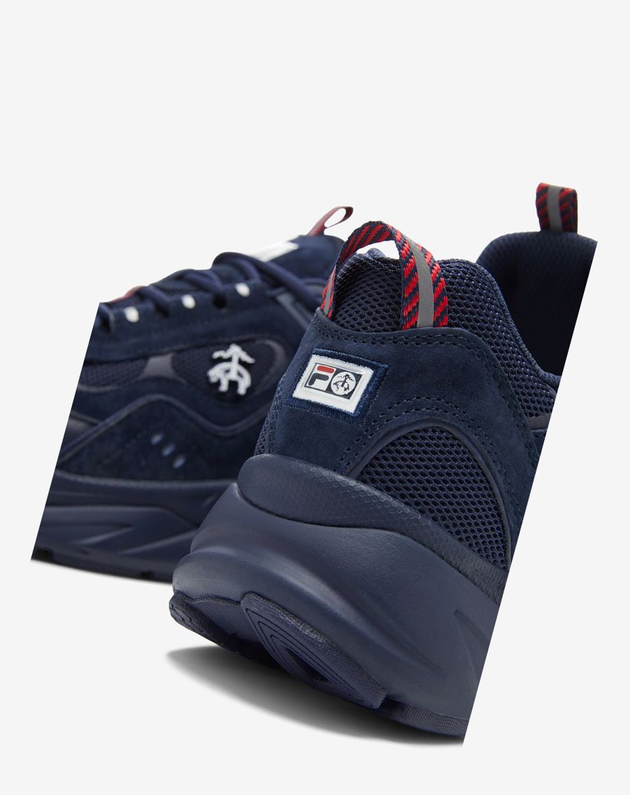 Fila Trigate X Brooks Brothers Fornido Sneakers Azul Marino Azul Marino Azul Marino | 48TBVQXZP