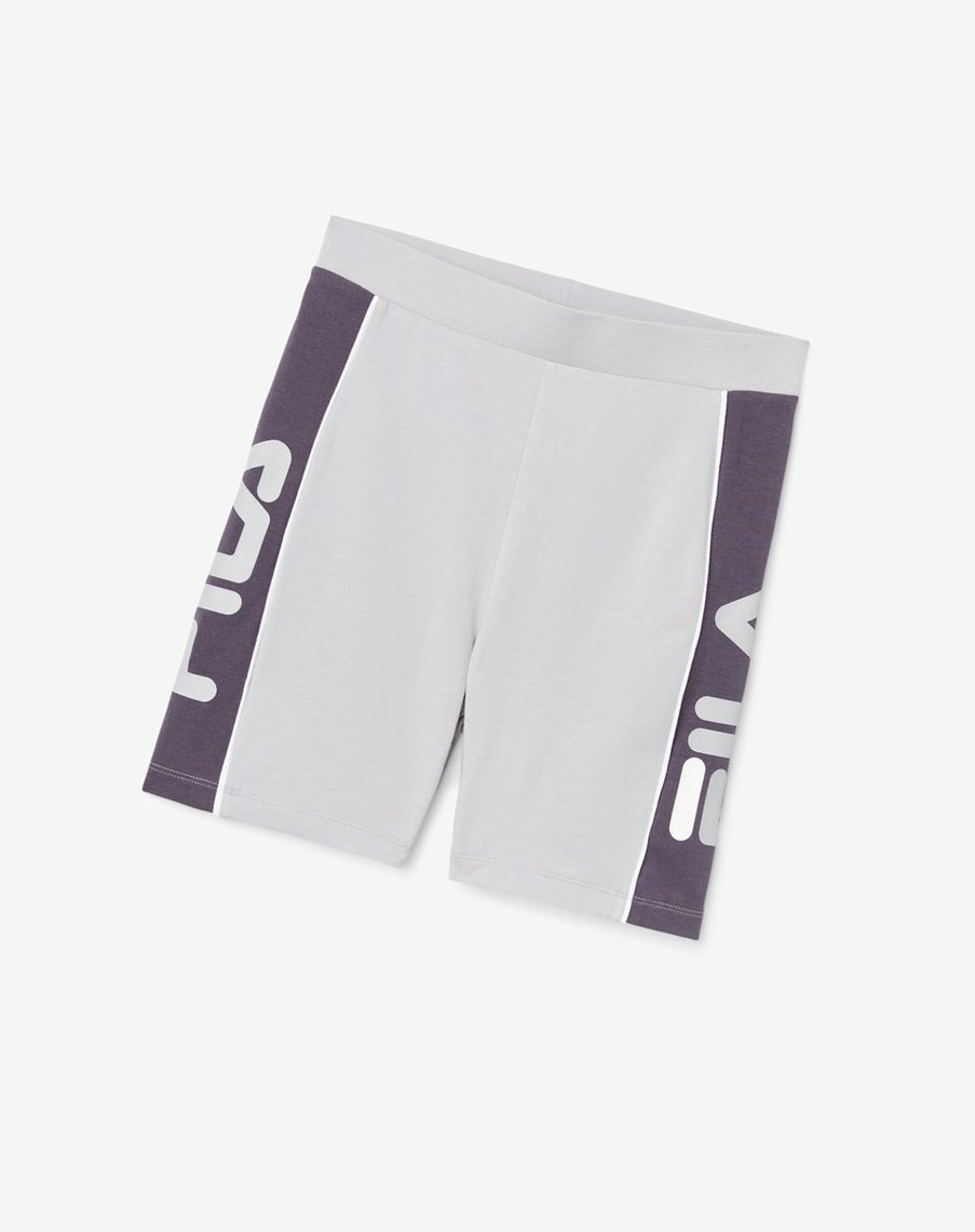 Fila Trina Bike Corta Plateadas Blancas | 18AHWTFBE