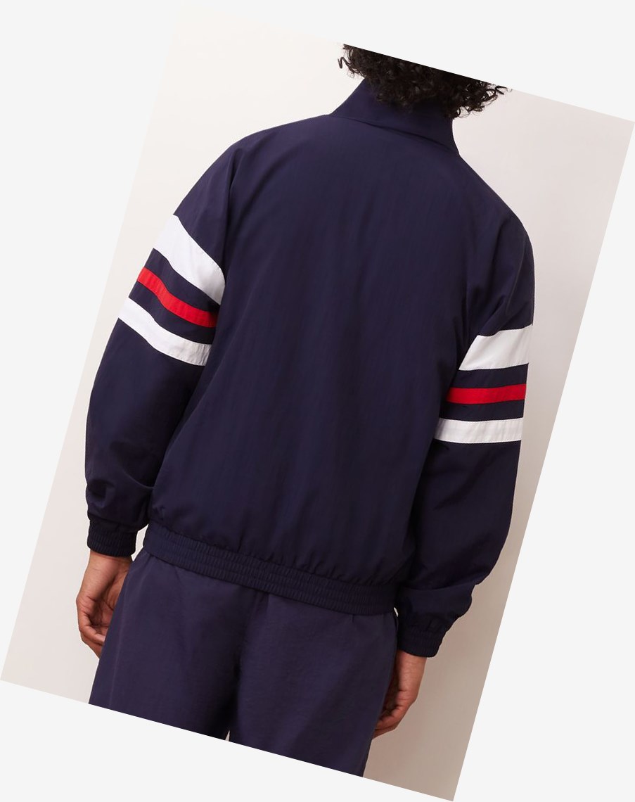 Fila Tyrell Viento Jacket Peac/Wht/Cred | 67WJXDUKZ