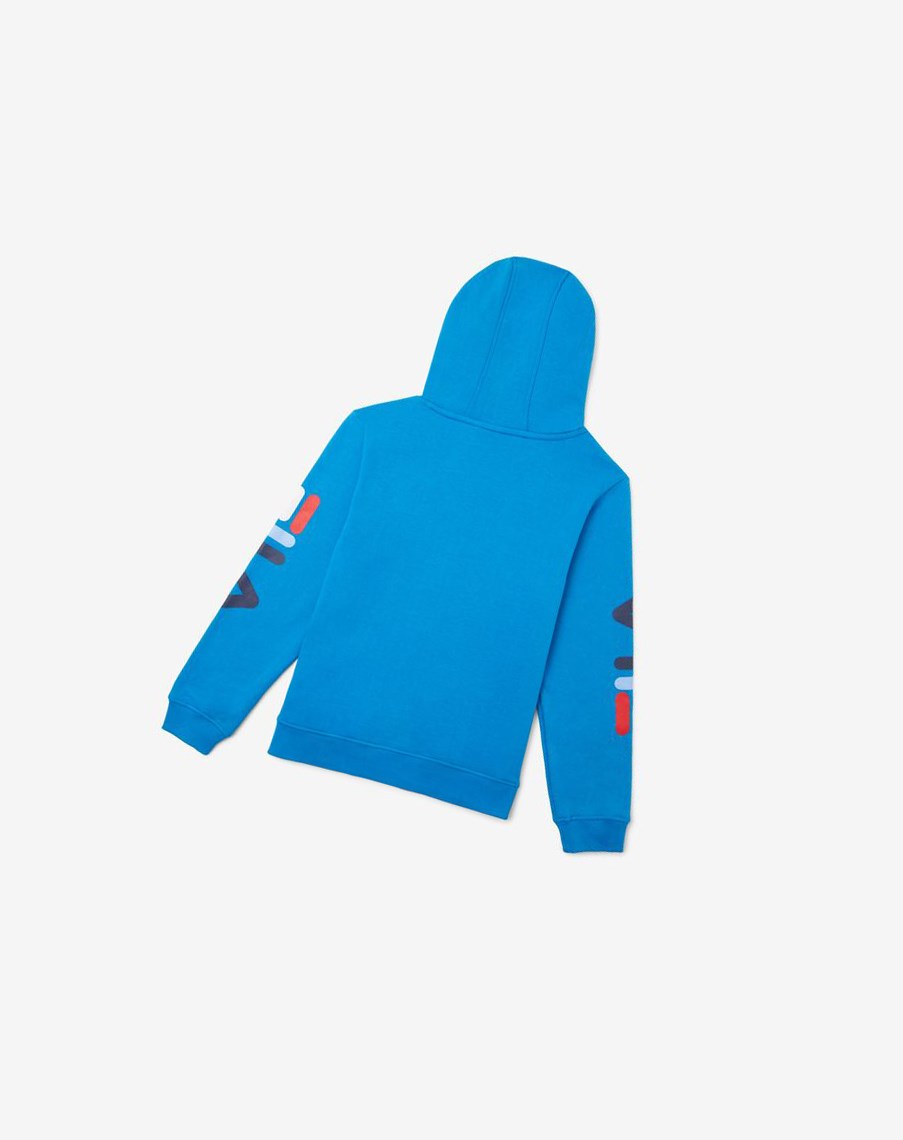 Fila Tyrone Hoodie Azules | 46AIDHTXY