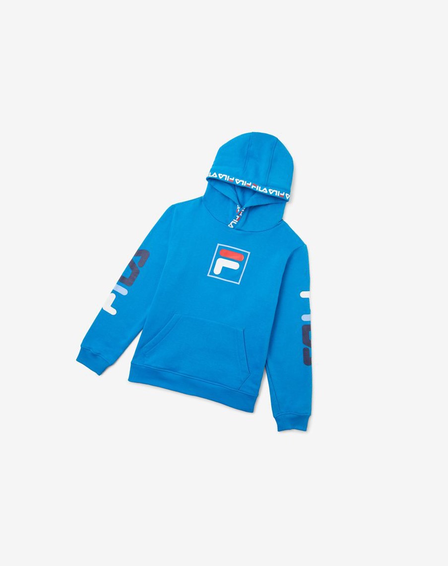 Fila Tyrone Hoodie Azules | 71PXKZNEJ