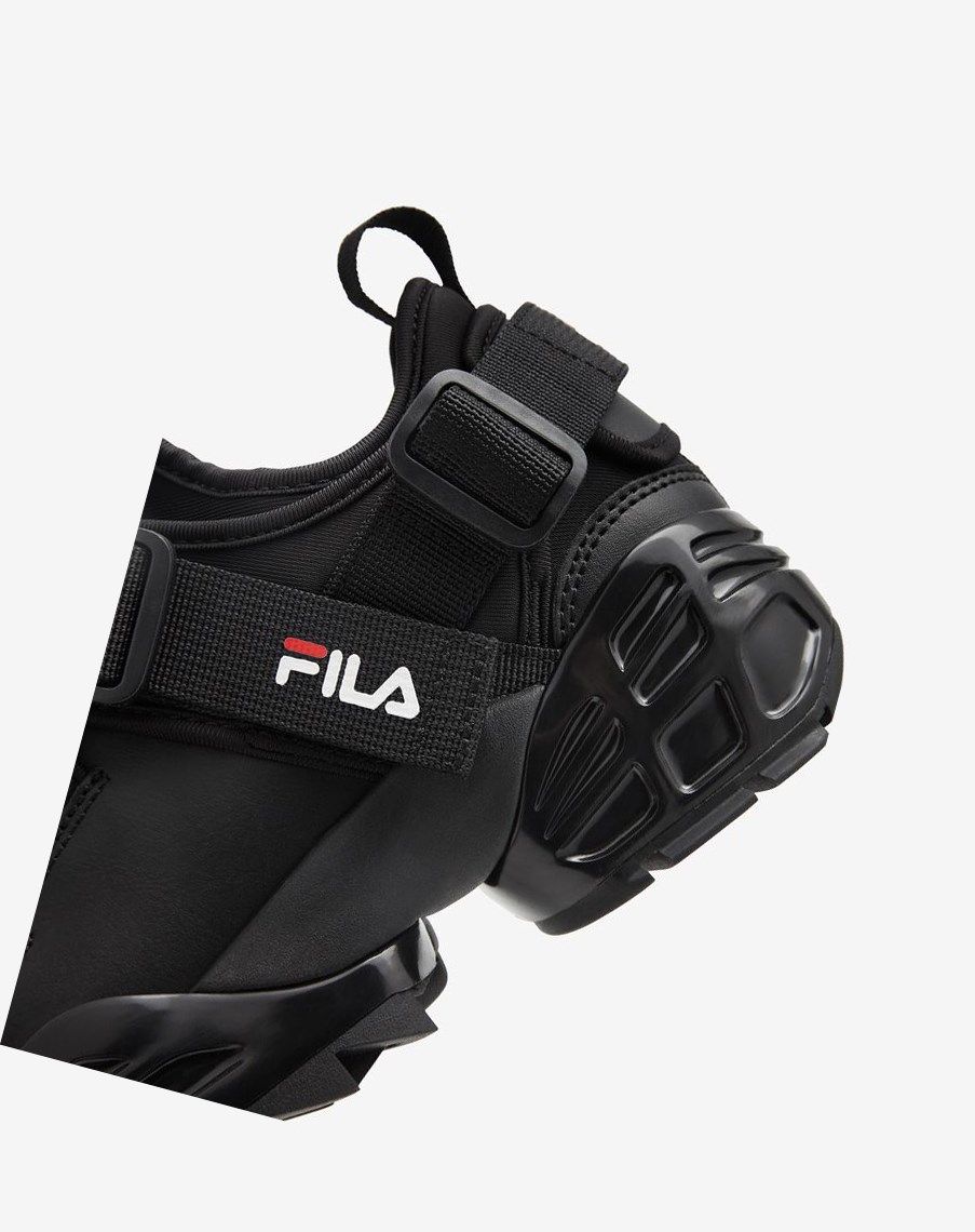 Fila Unit Le Sneakers Negras Negras Blancas | 67OJVIXUL