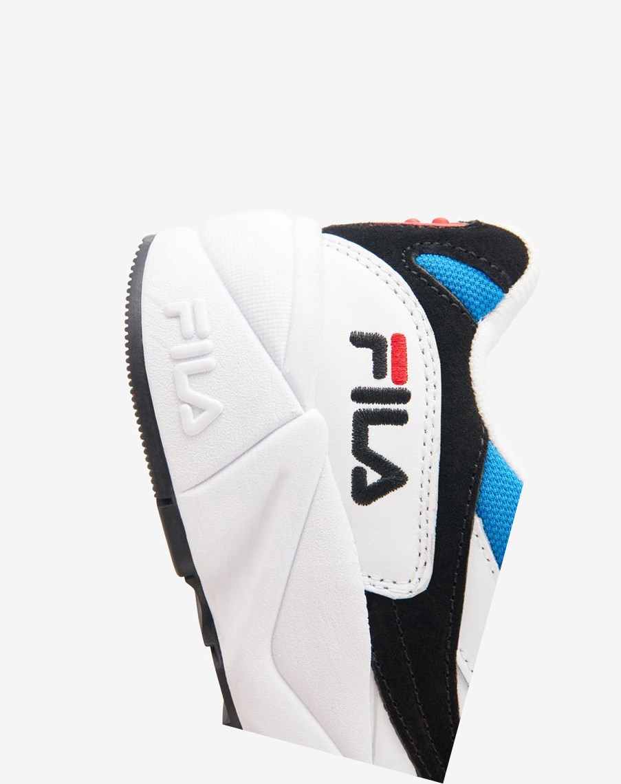 Fila V94m Tenis Shoes Wht/Eblu/Blk | 97YGMWLRU