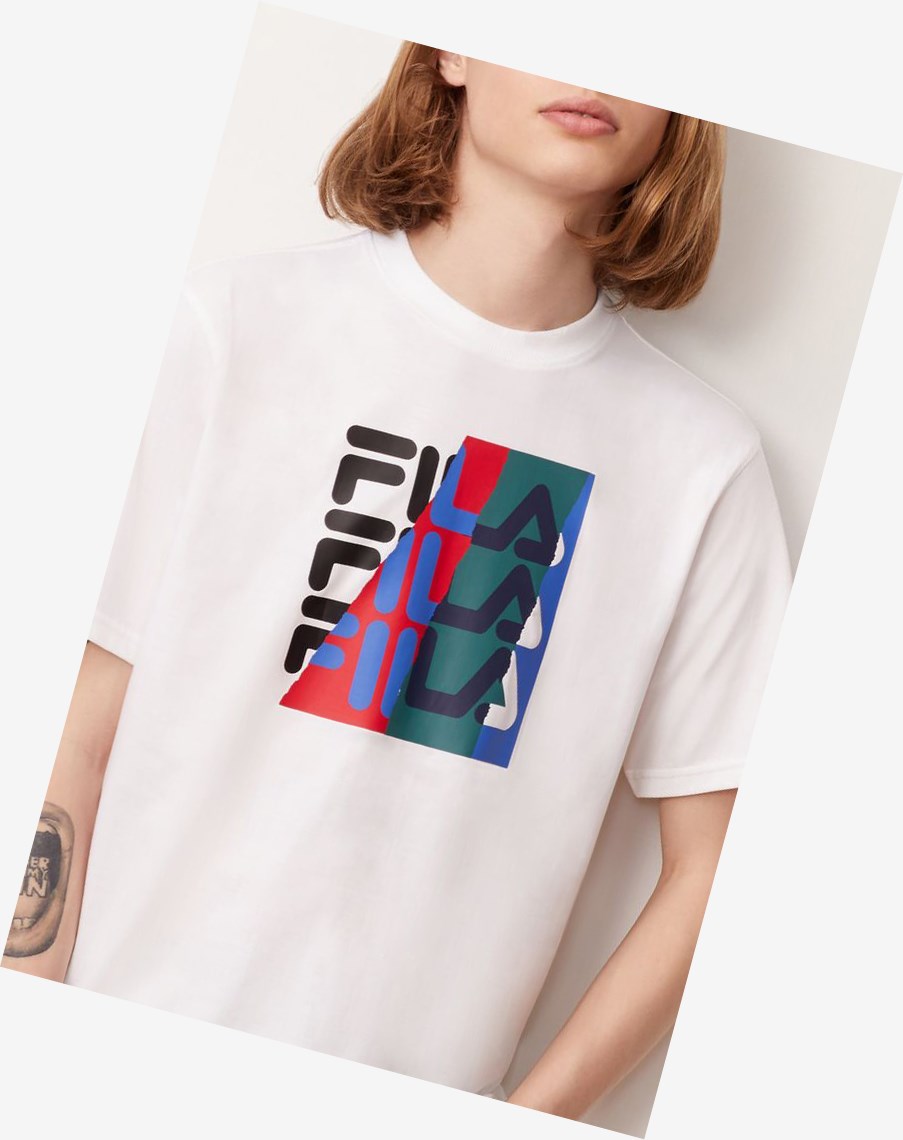 Fila Valdez Tee Blancas | 19ADXKHBM