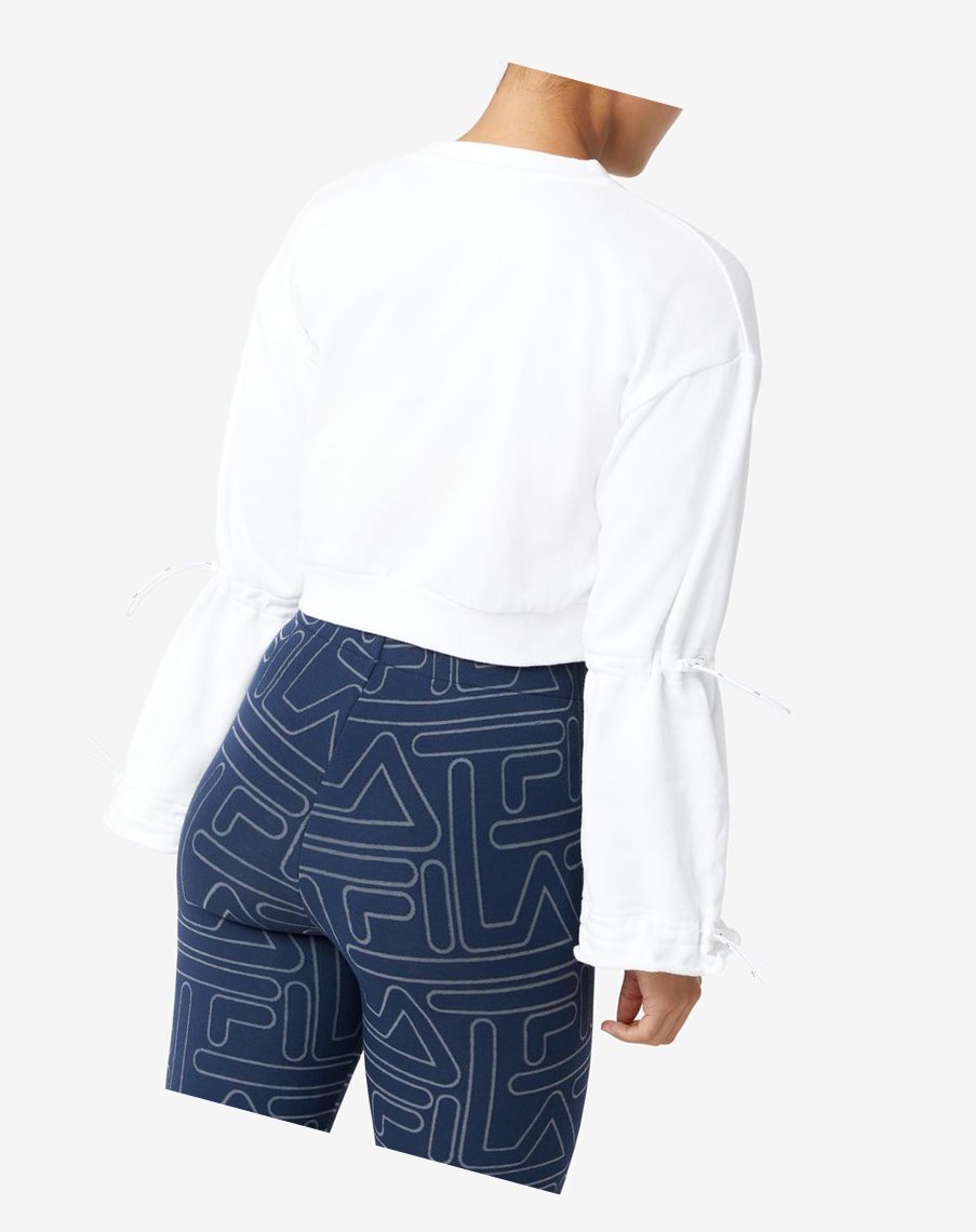 Fila Vedi Sweatshirt Blancas | 58JCPHEAI