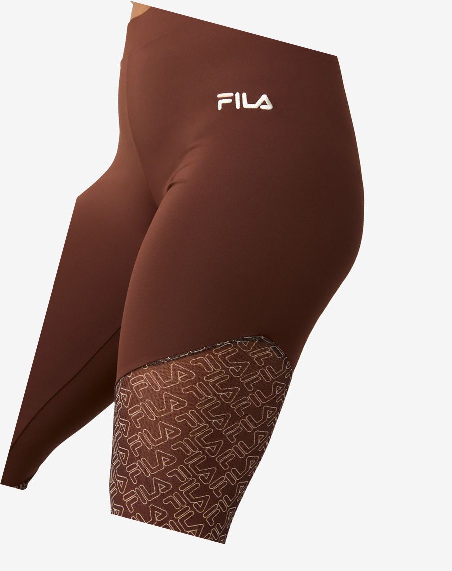 Fila Vilina Legging Verde Menta Rosas | 68CDEFLMP