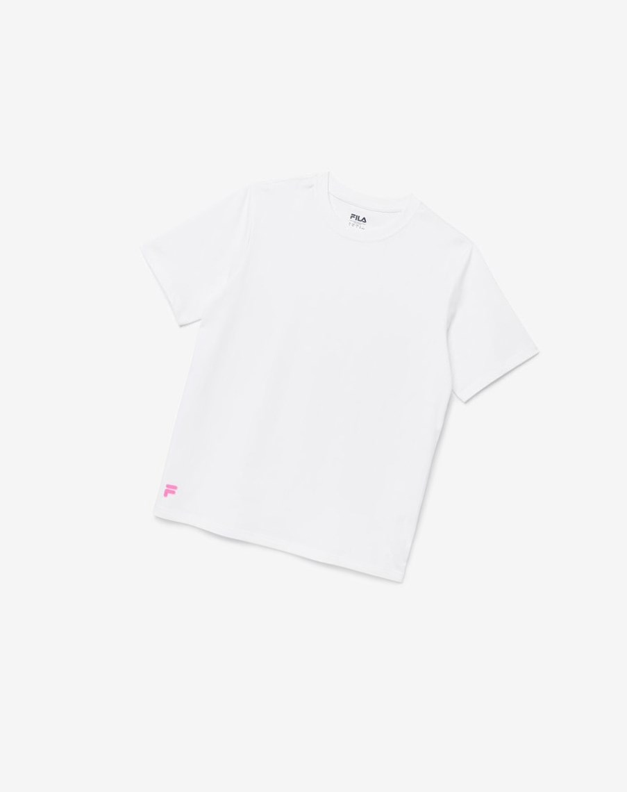 Fila Vinny Tee Blancas Rosas | 29LYIGVKW