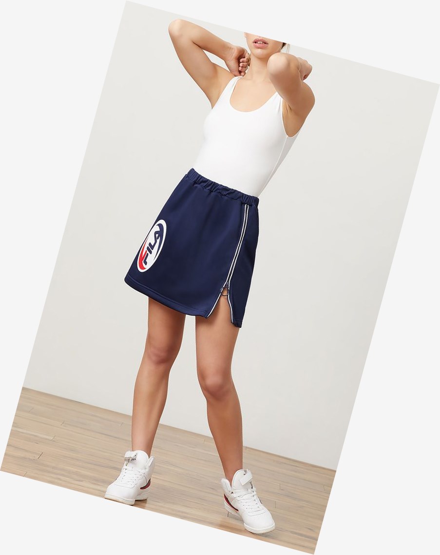 Fila Violeta Skirt Peac/Wht/Cred | 43ZWHTYXU