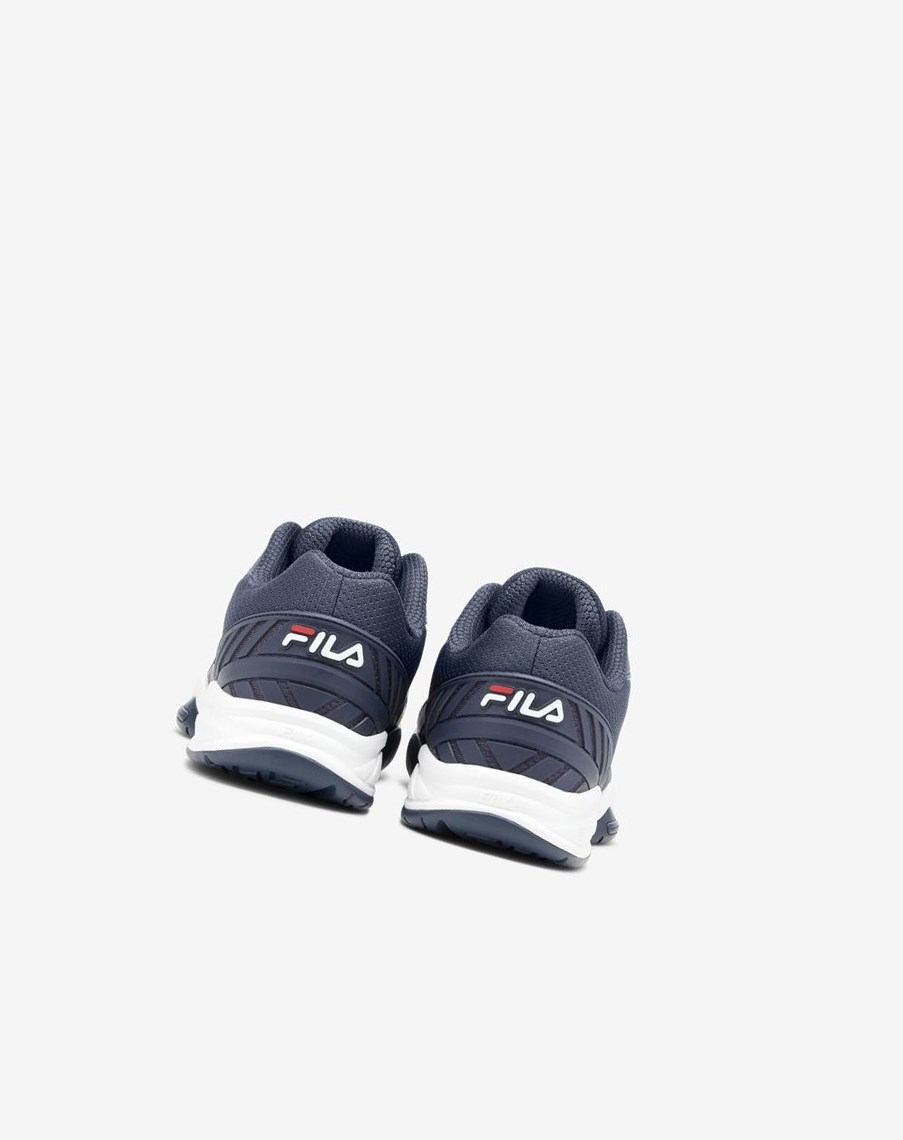 Fila Volley Zone Tenis Shoes Azul Marino Rojas Blancas | 32PYGRAUO