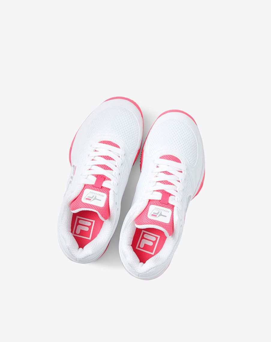 Fila Volley Zone Tenis Shoes Wht/Kopk/Wht | 08QATLFMI