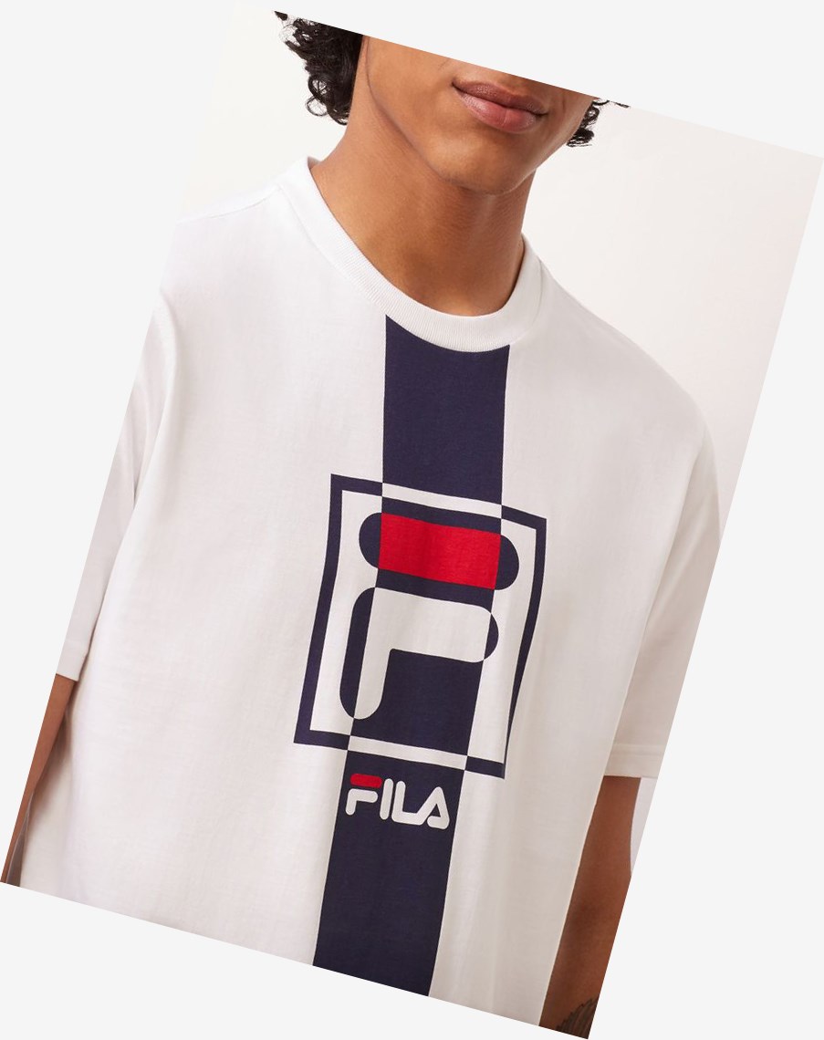 Fila Wes Tee Blancas | 80KJGSDRM