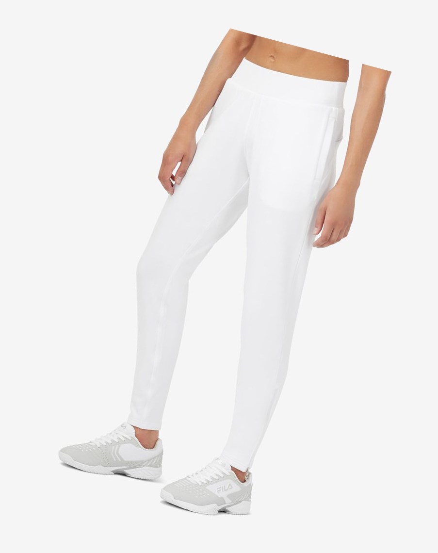 Fila White Line Pant Blancas | 78RWGITXM