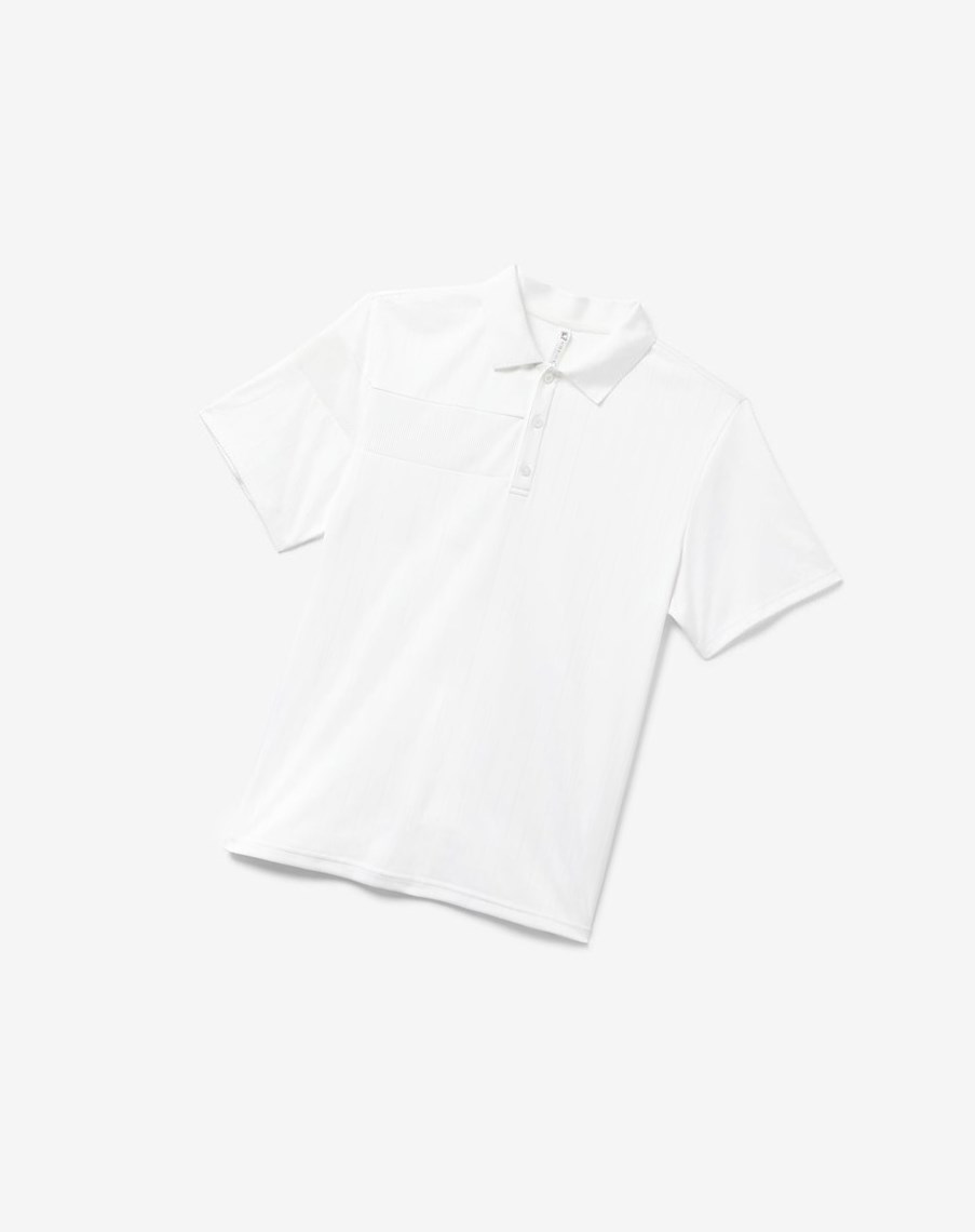 Fila White Line Polo Blancas | 86MIFHVBZ