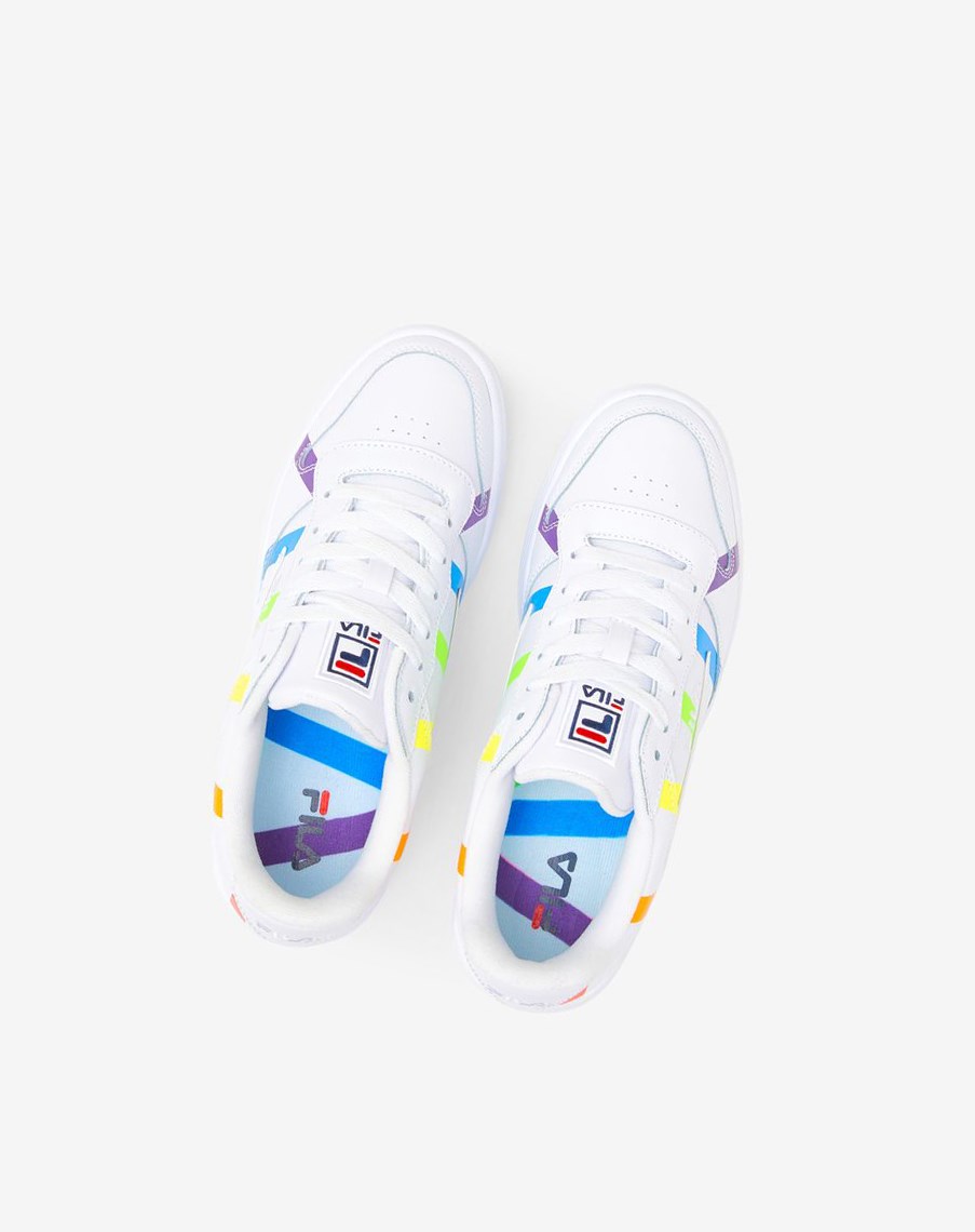 Fila Wx-100 Pride Tenis Shoes Blancas Blancas | 16NARTGHS