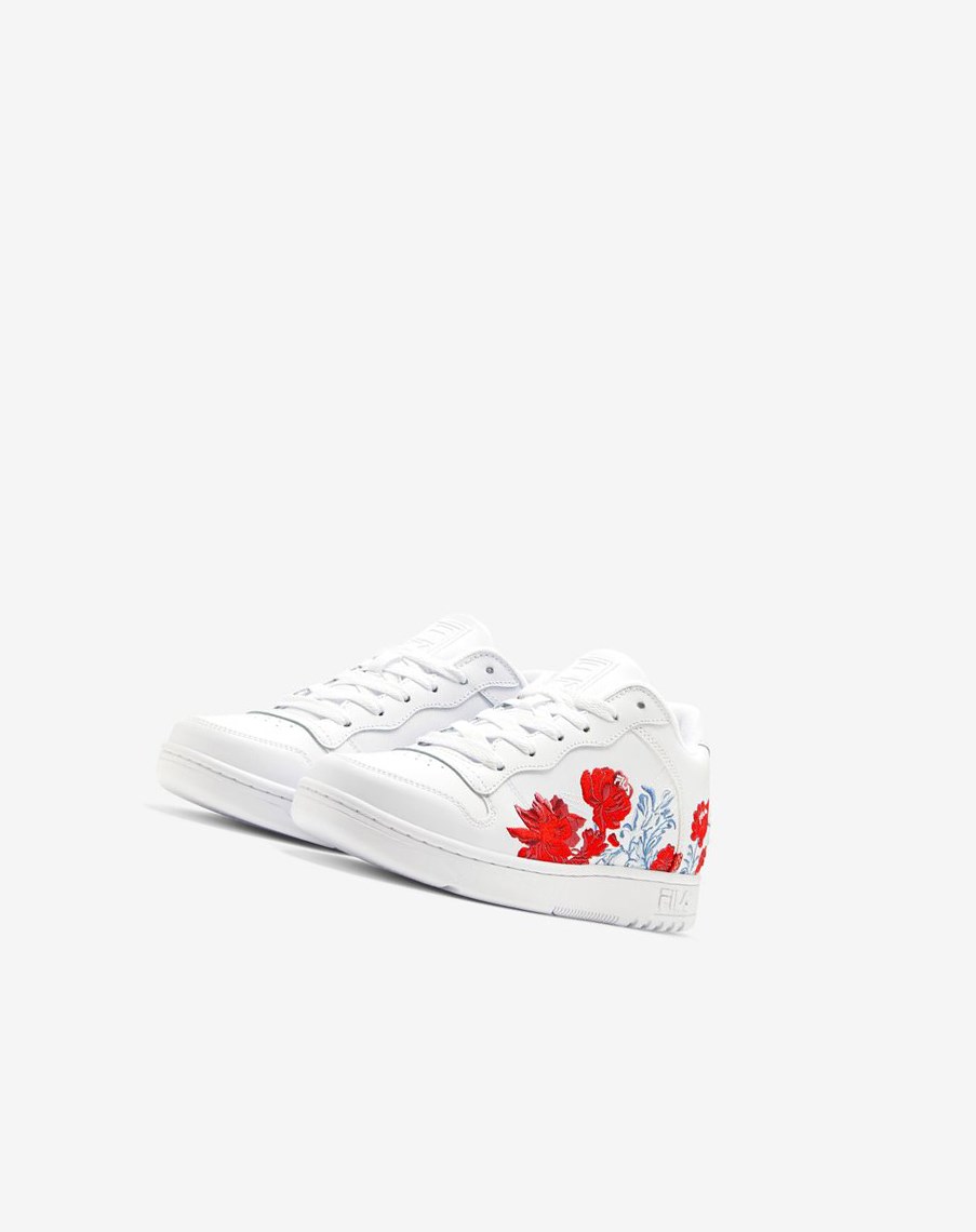 Fila Wx-110 Flower Sneakers Blancas Blancas Blancas | 83DZNMWUQ