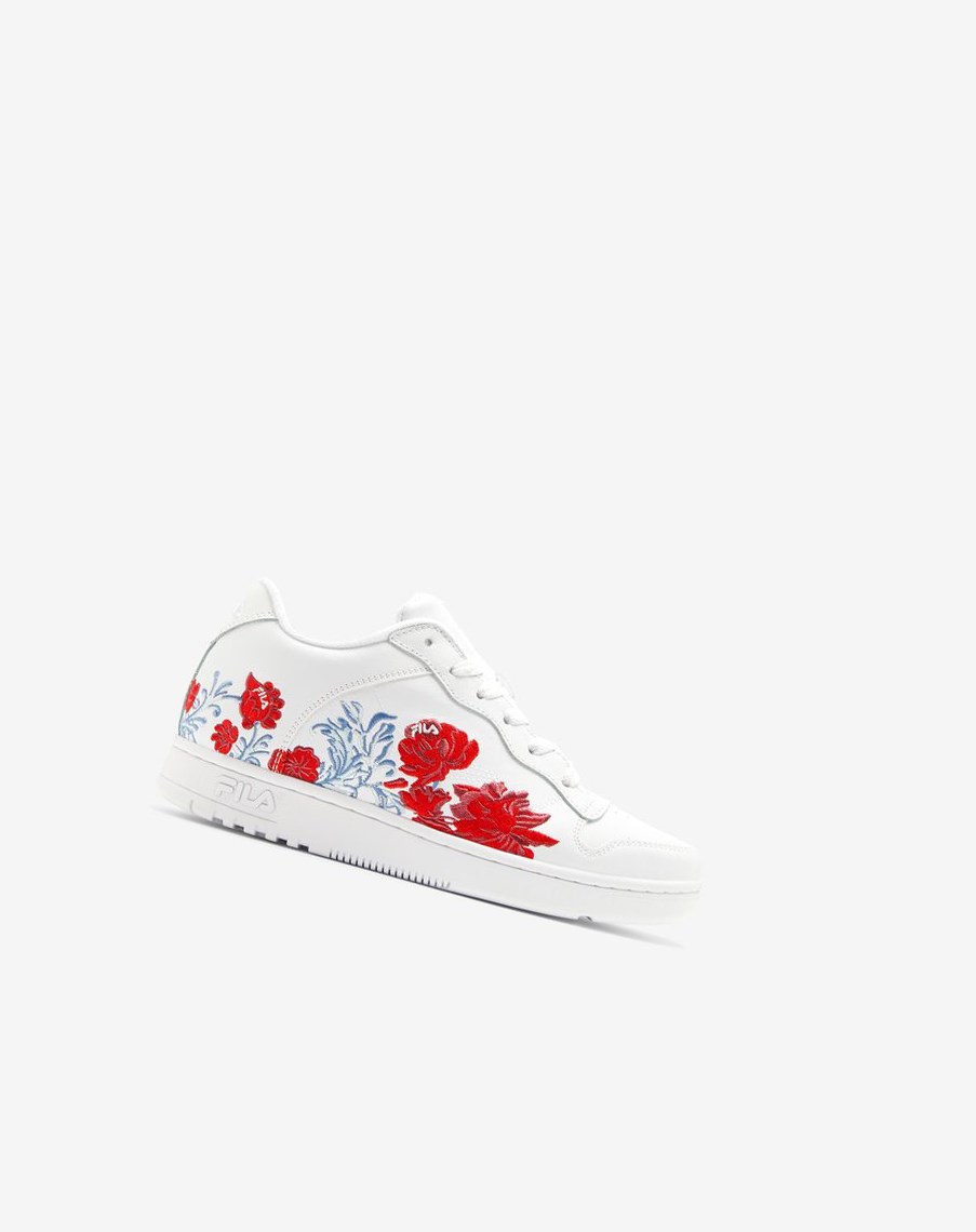 Fila Wx-110 Flower Sneakers Blancas Blancas Blancas | 83DZNMWUQ