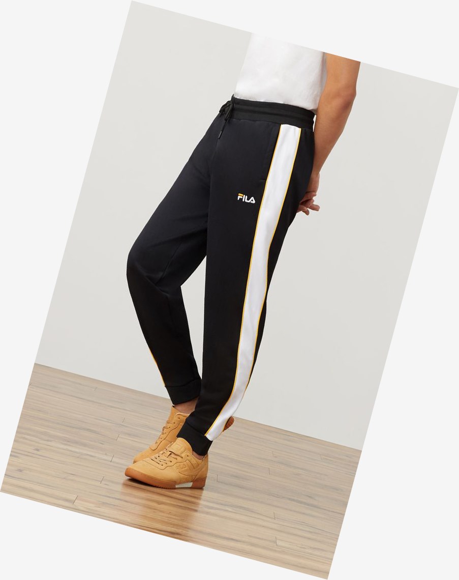 Fila Yuri Pant Blk/Wht/Gfus | 39IKBSHEX