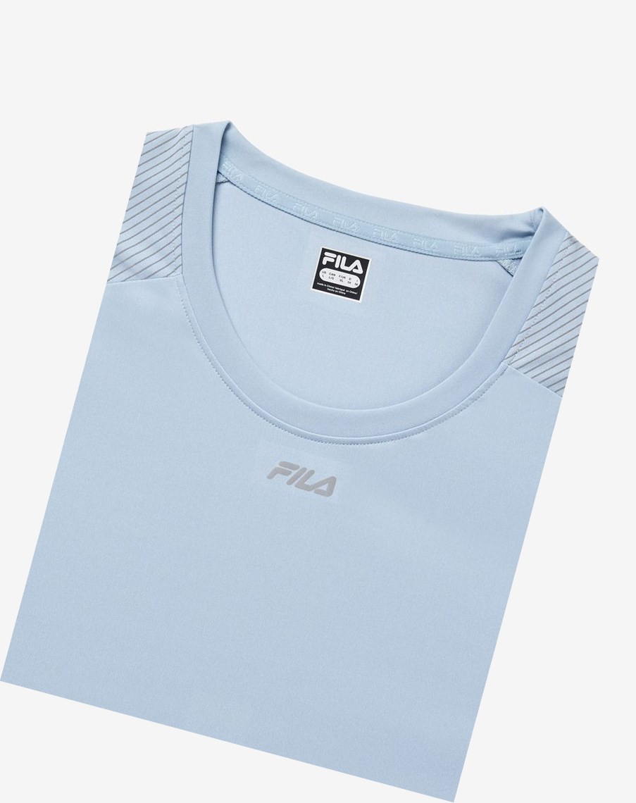 Fila Zain Tank Azules Plateadas | 13LOGKVMA