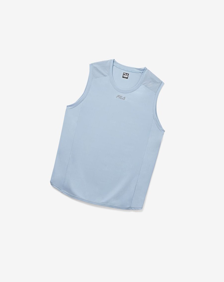 Fila Zain Tank Azules Plateadas | 56PRHWUKZ